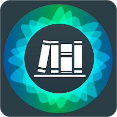 myLIBRO icon books within blue green circle