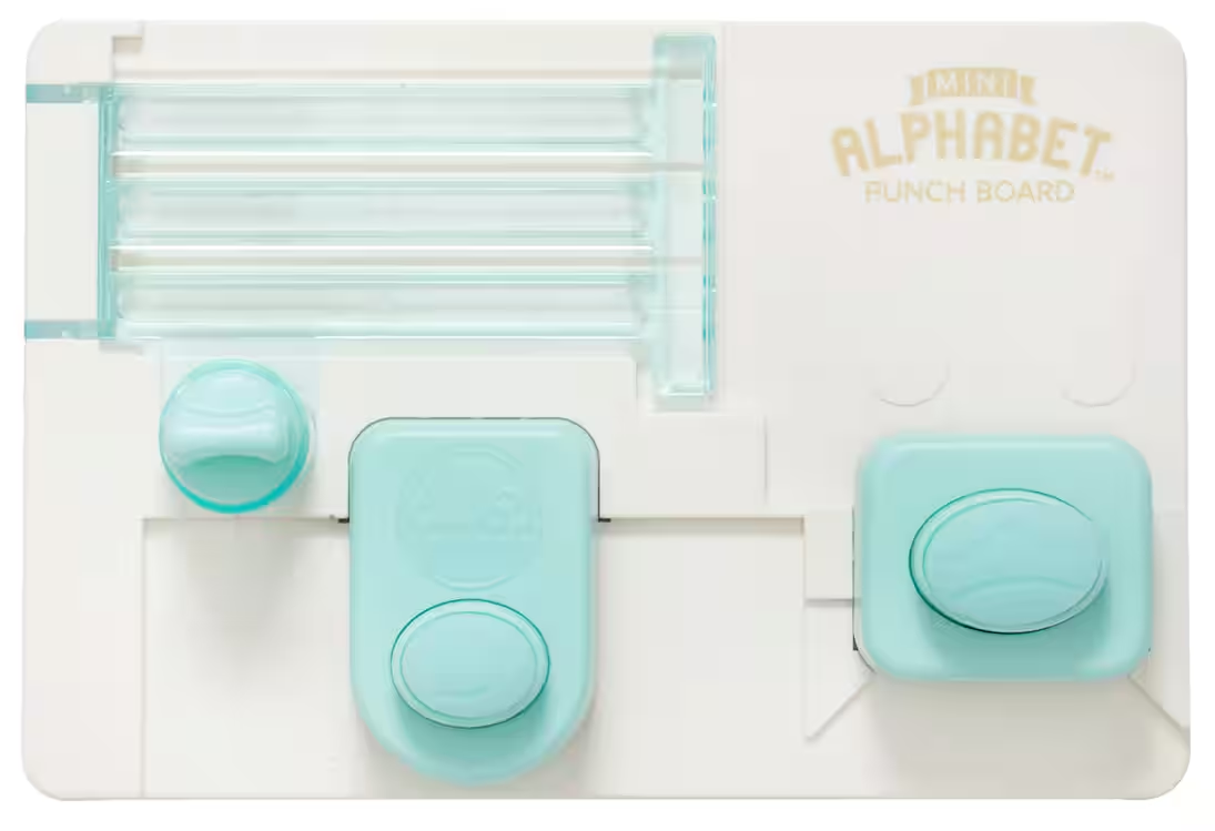Mini Alphabet Punch Board