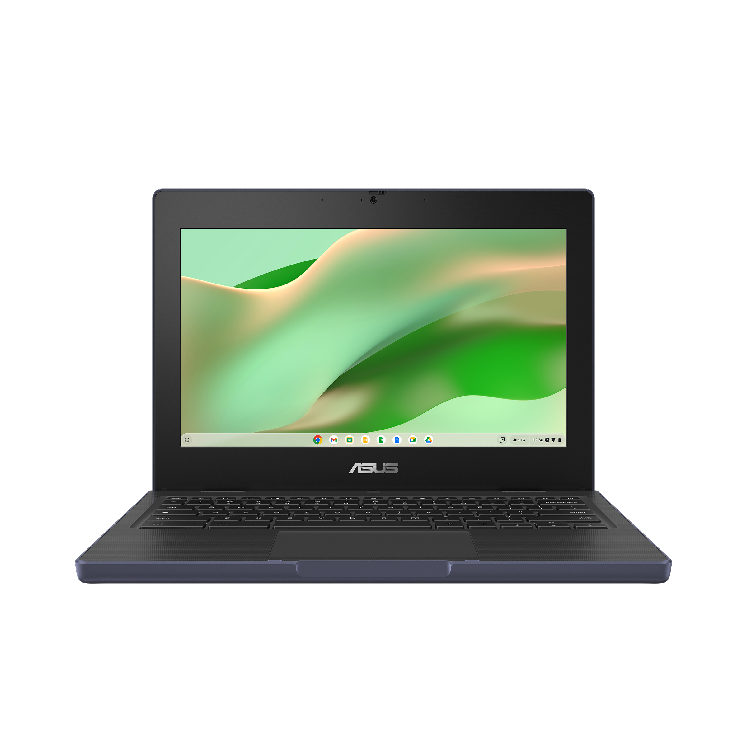 ASUS Chromebook opened