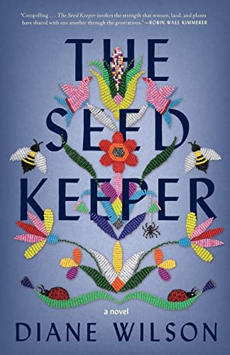 Cover Image of The Seed Keeper - Purple Background with Colorful Beading