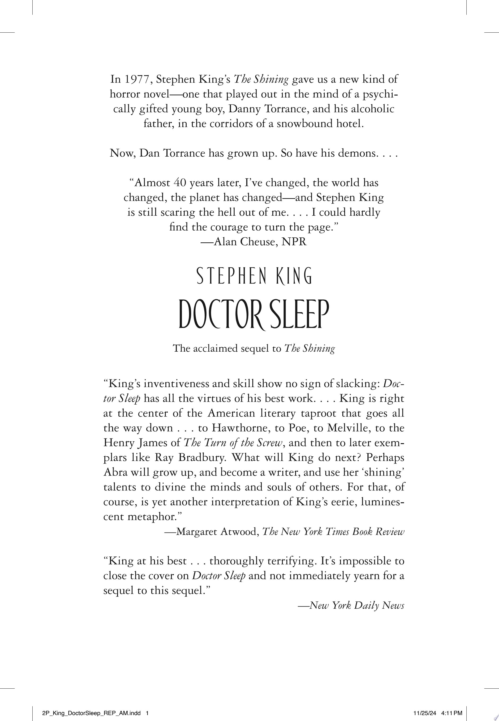 Image for "Doctor Sleep"