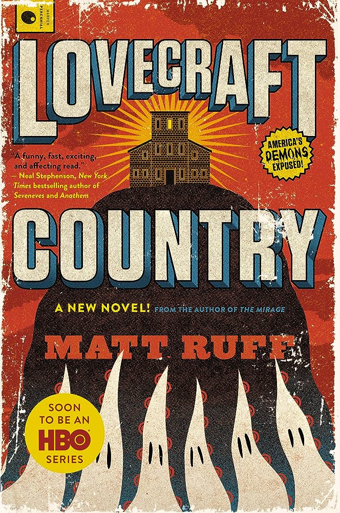 Book cover for "Lovecraft Country"