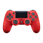 Red Playstation 4 Dualshock controller