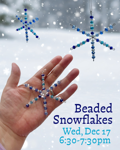 Beaded Snowflakes