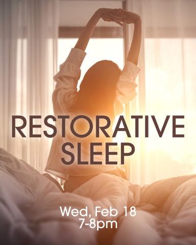 Restorative Sleep Poster