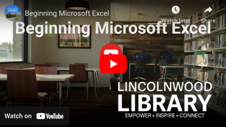 Microsoft Excel video thumbnail